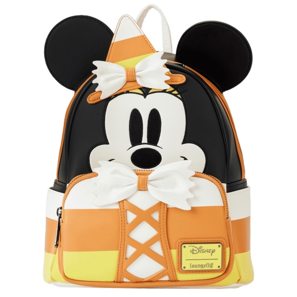 NWT Minnie Mouse Candy Corn Glow In The Dark Mini Backpack main image 4